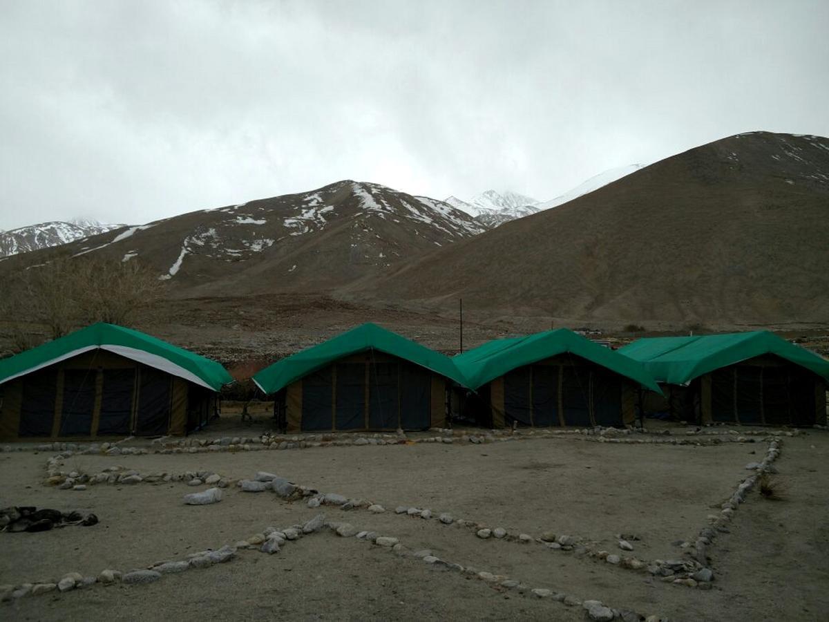 Pangong Delight Camps And Cottages Spangmik Dış mekan fotoğraf