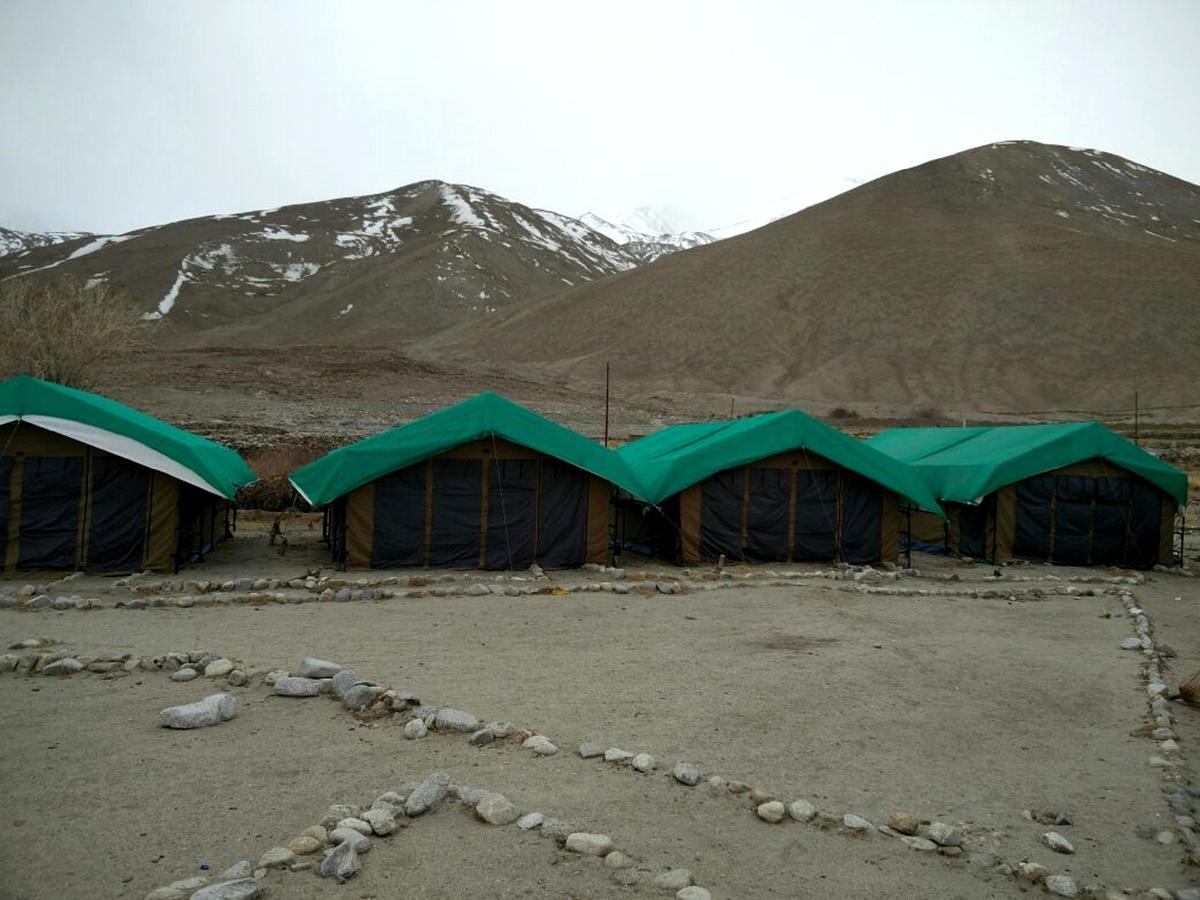Pangong Delight Camps And Cottages Spangmik Dış mekan fotoğraf