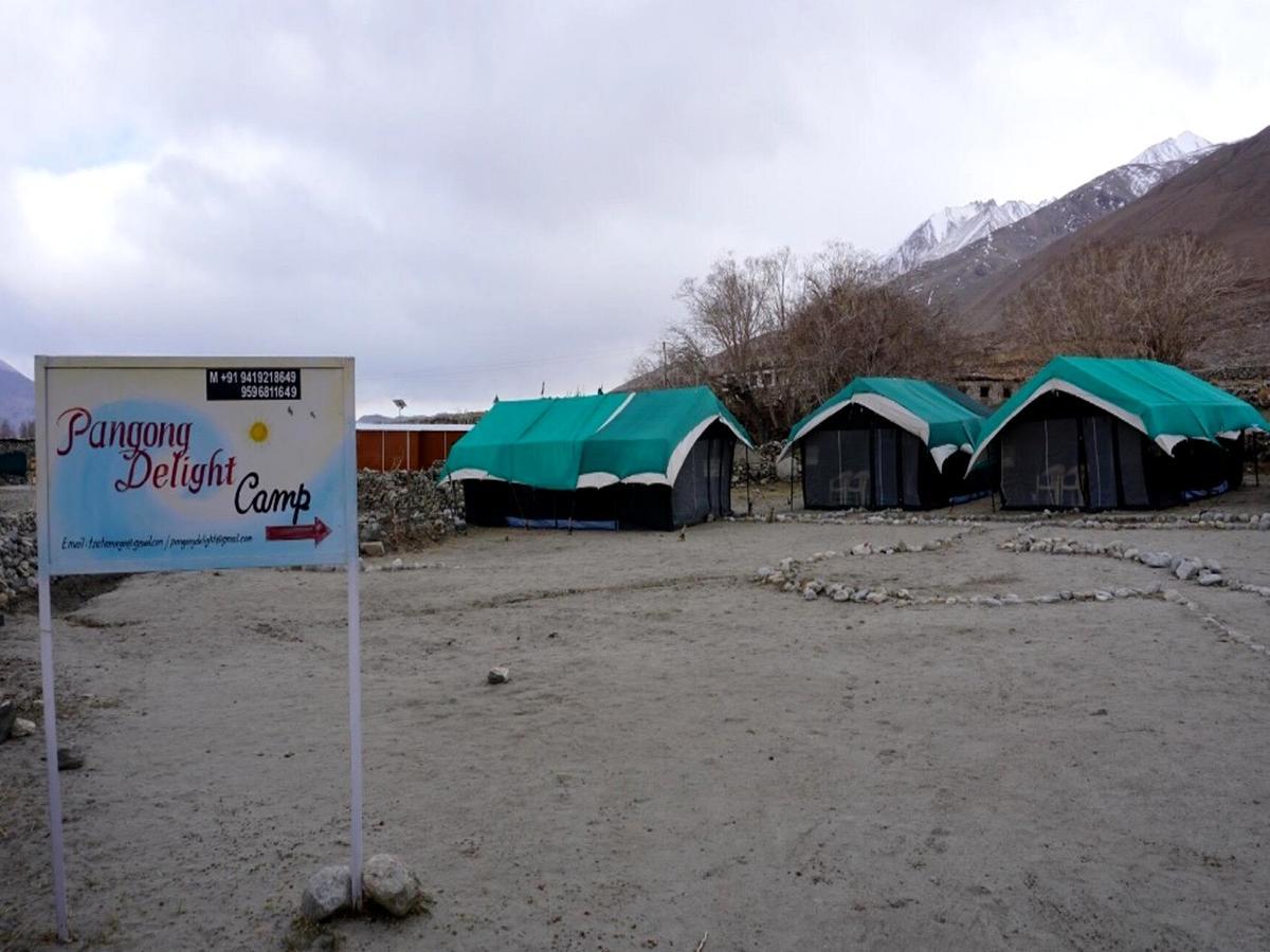 Pangong Delight Camps And Cottages Spangmik Dış mekan fotoğraf